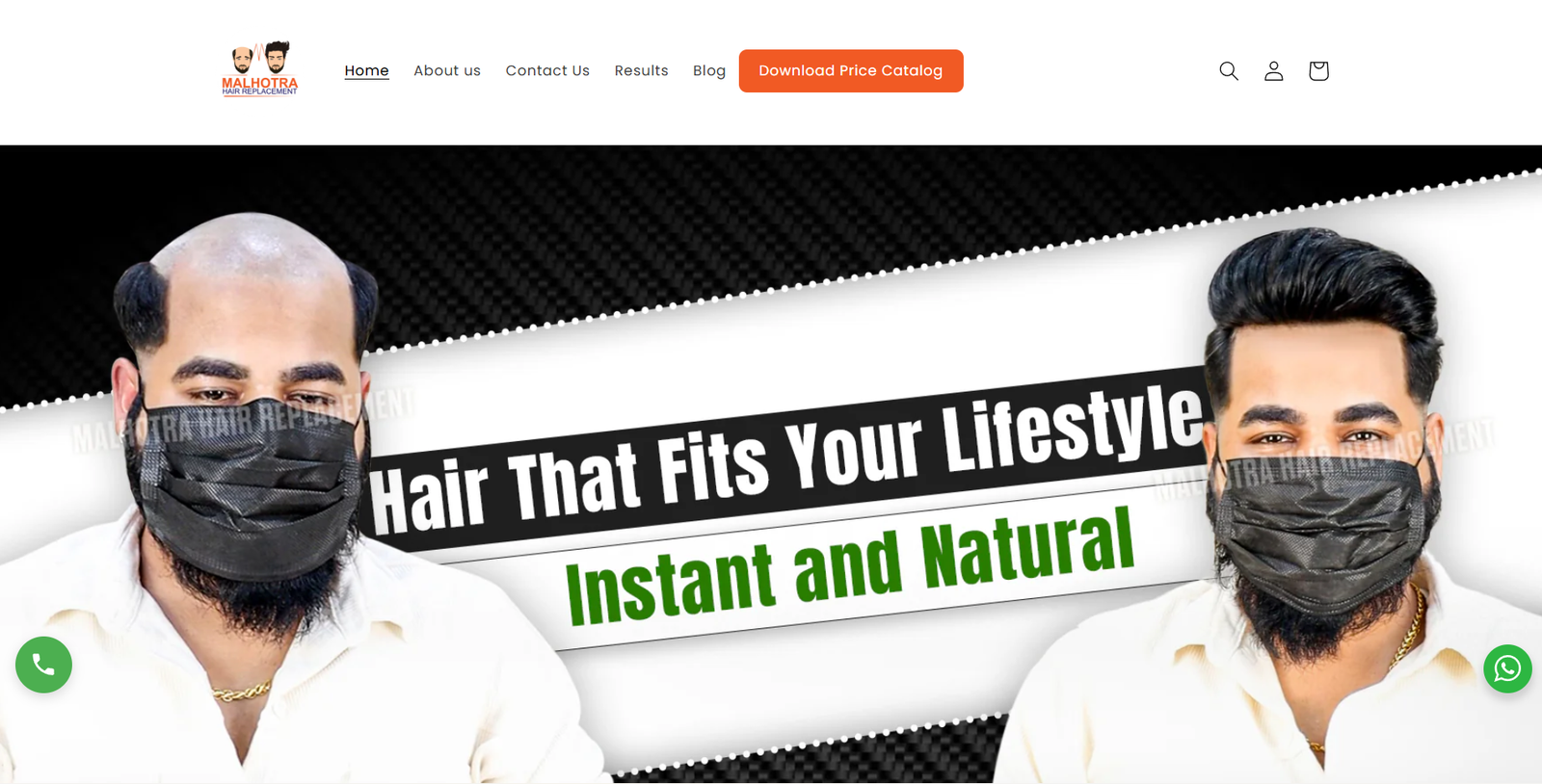 Malhotra Hair Website